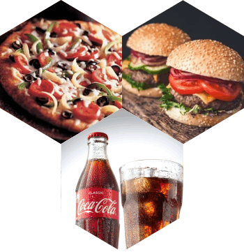 Pizza Meal-2 (Veg Pizza (S) + 2 Veg Burger + Soft Drinks)